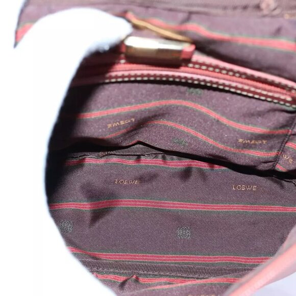 AUTHENTICITY GUARANTEED LOEWE Vanity Velazquez Twist Hand Bag Leather Orange - Picture 12 of 16